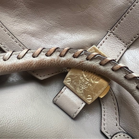 Grey Beige Mark Cross Tote Bag - Picture 11 of 11